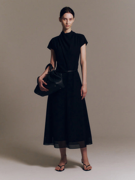 Kindersalmon Cambre Leather Tote Bag Black