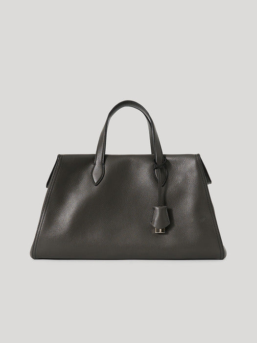 Kindersalmon Cambre Leather Tote Bag Coal