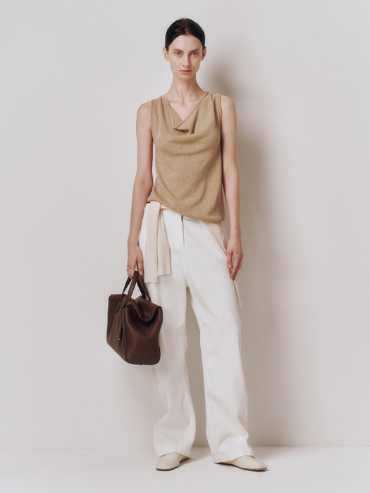 Kindersalmon Cambre Leather Tote Bag Tan