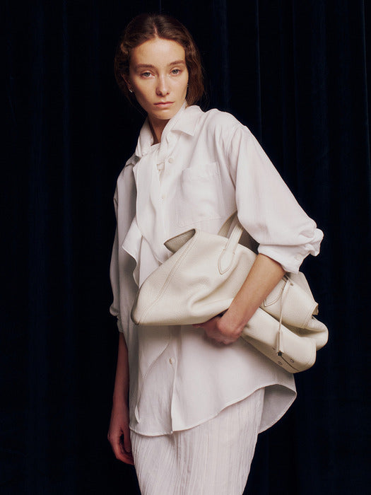 Kindersalmon Cambre Leather Tote Bag Shell