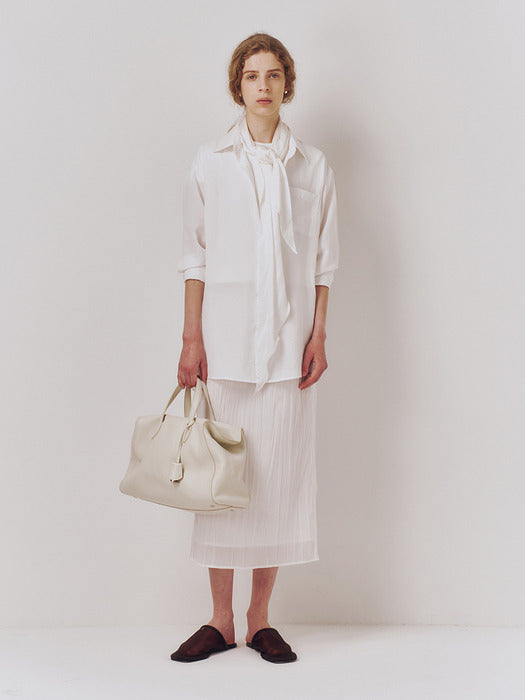 Kindersalmon Cambre Leather Tote Bag Shell