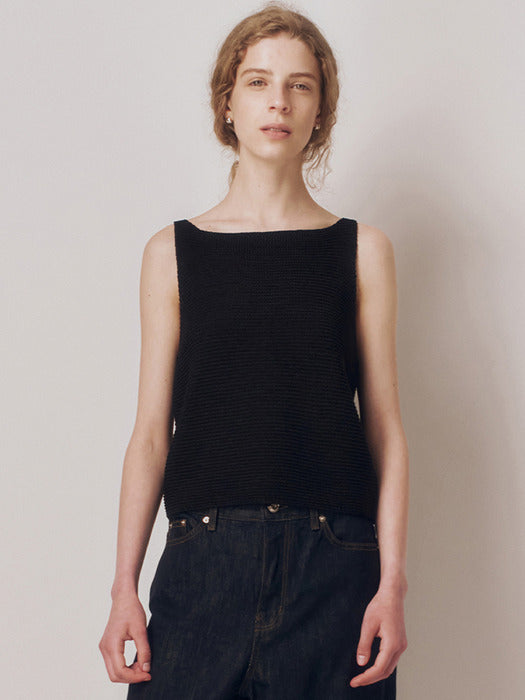 Kindersalmon Ami Sleeveless Black