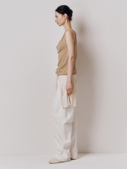 Kindersalmon Sorie Cowlneck Top Sand