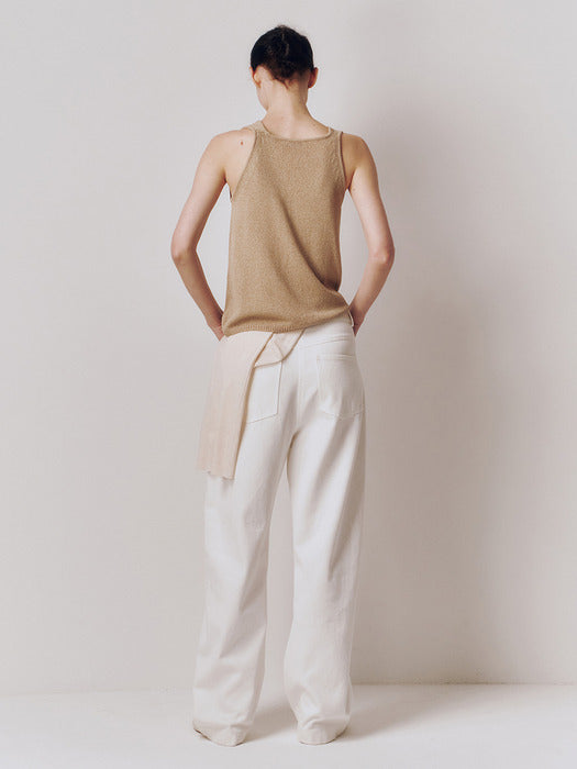 Kindersalmon Sorie Cowlneck Top Sand