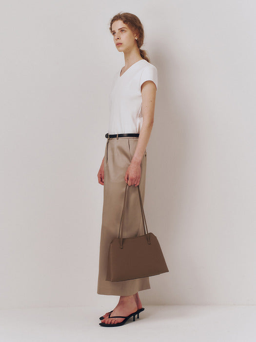Kindersalmon Flavia Skirt Satin Taupe