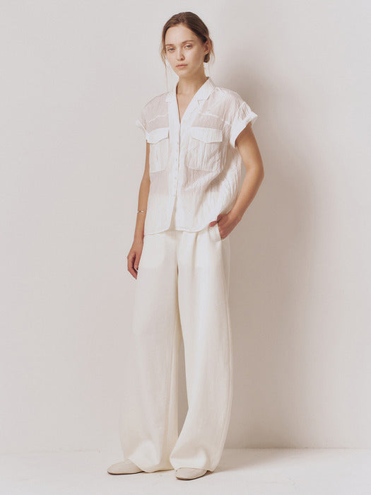 Kindersalmon Curved Ceramic Pants White