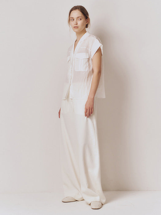Kindersalmon Curved Ceramic Pants White