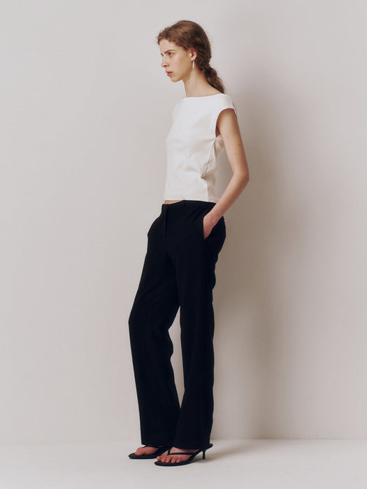Kindersalmon Ella Lowrise Pants Black