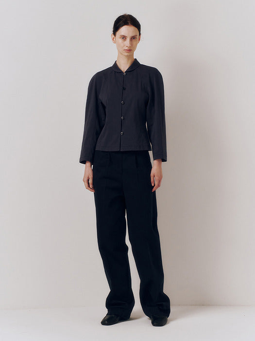 Kindersalmon Brielle Linen Top Indigo