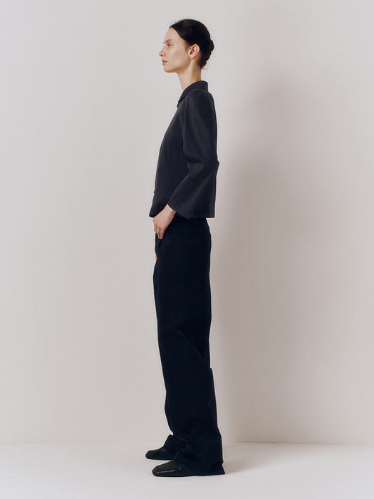 Kindersalmon Brielle Linen Top Indigo