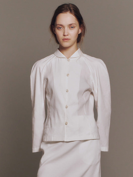 Kindersalmon Brielle Linen Top White