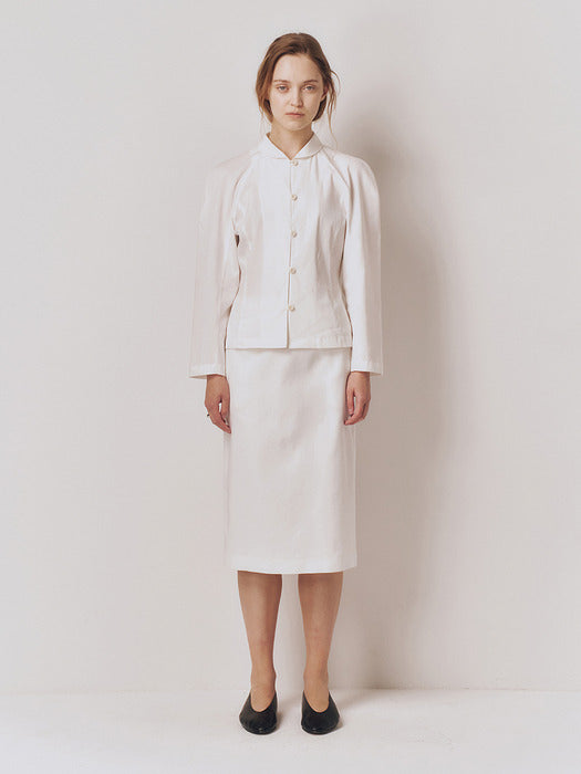 Kindersalmon Brielle Linen Top White