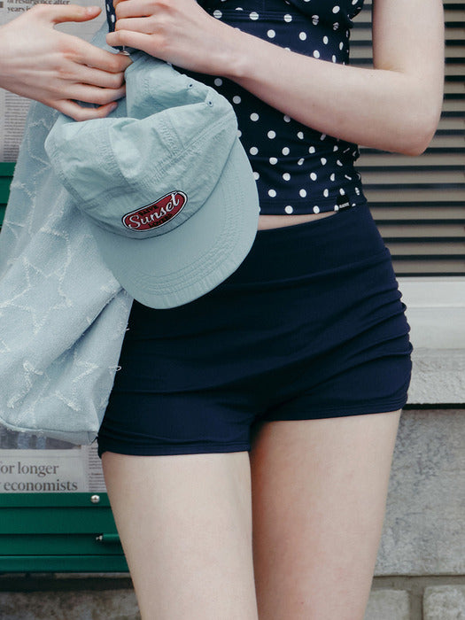 Raive Shirring Swimwear Short Pants