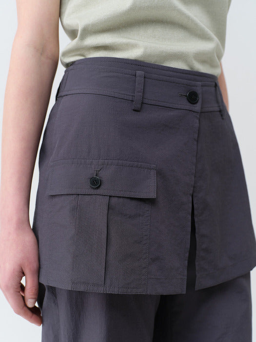 Raive Layered Tuck-detail Pants