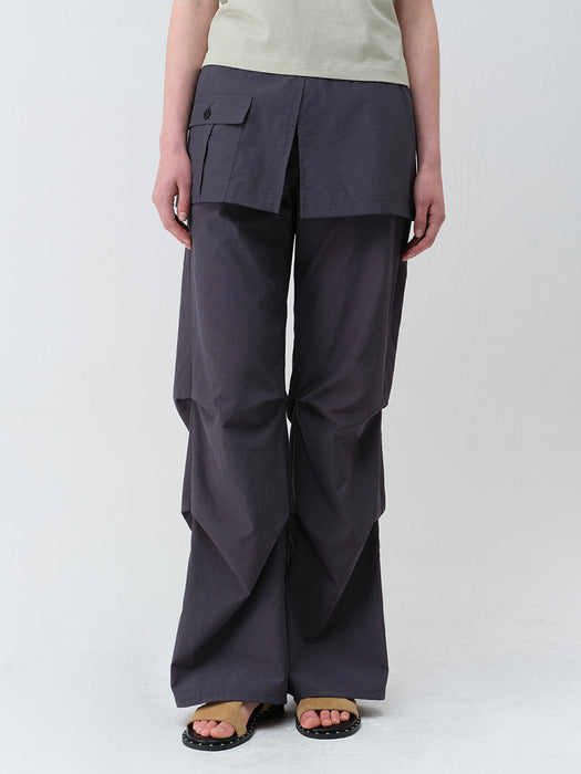 Raive Layered Tuck-detail Pants