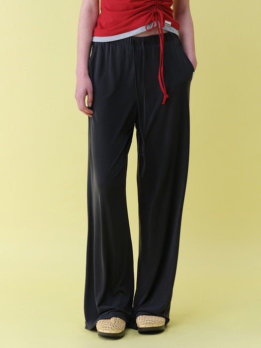 Raive Summer Banding Wide Pants