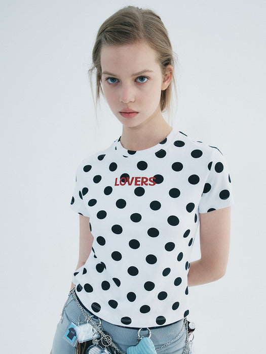 Raive Dot Lovers Print T-shirts