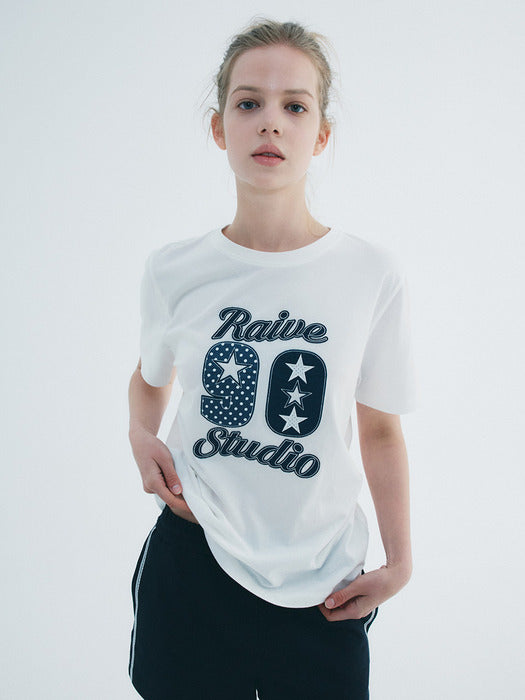 Raive 90 Embroidered T-shirts