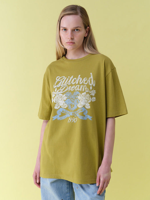 Raive Rose Glitched Dream Graphic T-shirts