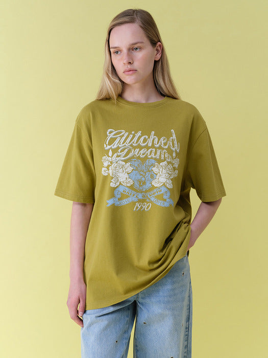 Raive Rose Glitched Dream Graphic T-shirts