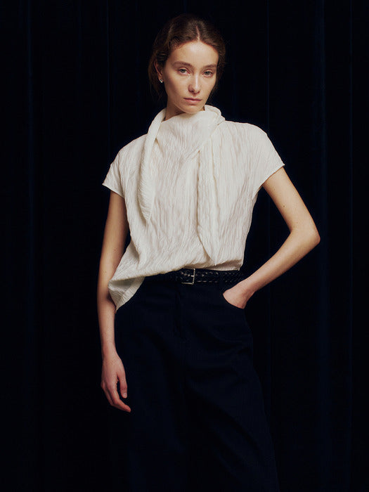 Kindersalmon Scarf Top Dove