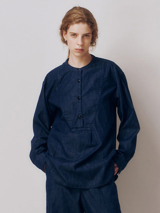 Kindersalmon Aria Shirt Denim blue