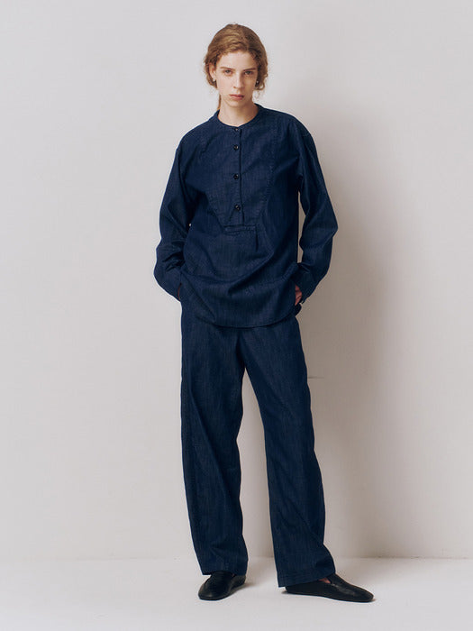 Kindersalmon Aria Shirt Denim blue
