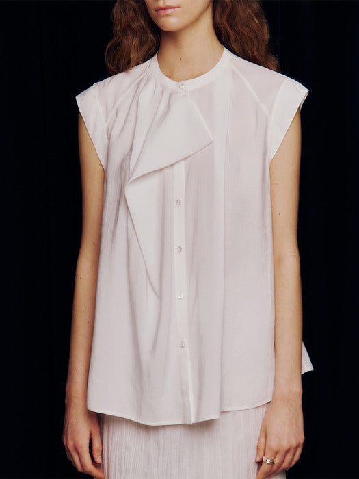 Kindersalmon Ellery Blouse Pure White