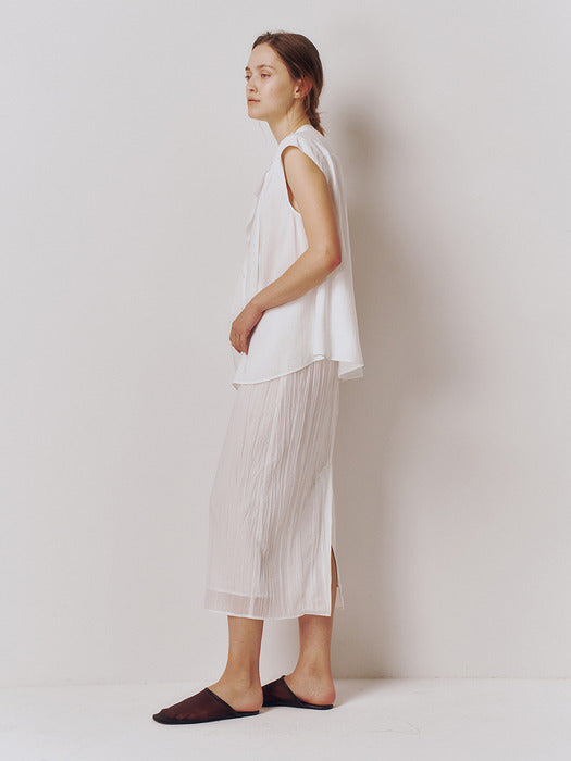 Kindersalmon Ellery Blouse Pure White