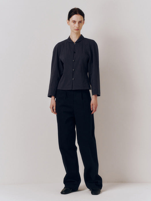 Kindersalmon Highwaist Chino Pants Dark Navy