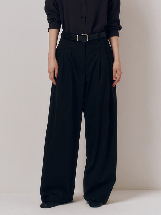 Kindersalmon Margot Curved Pants Black