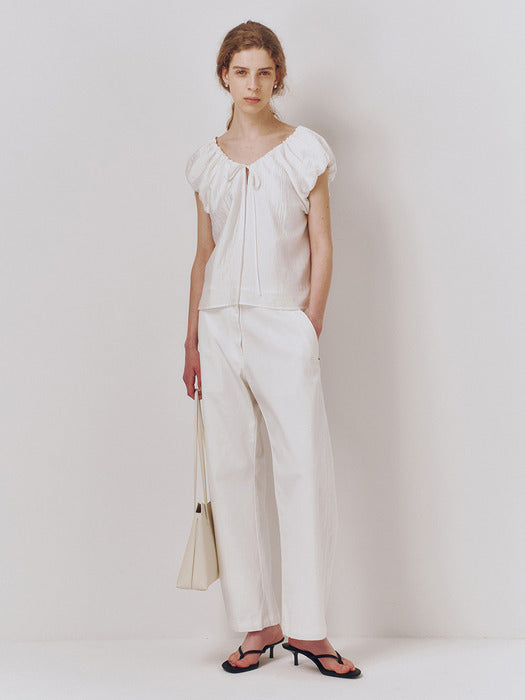 Kindersalmon Swan Blouse White