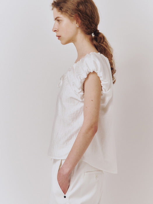 Kindersalmon Swan Blouse White