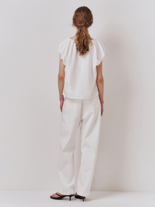 Kindersalmon Swan Blouse White