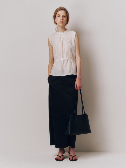 Kindersalmon Lace Sleeveless White