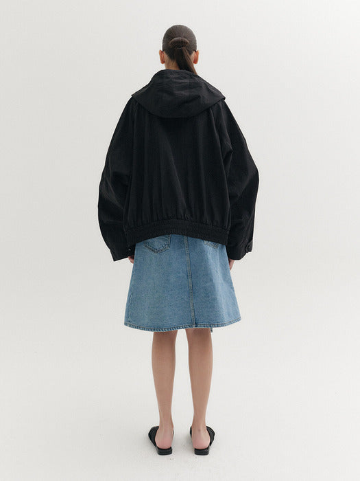 Eenk Zip-Up Hoodie Jumper - Black