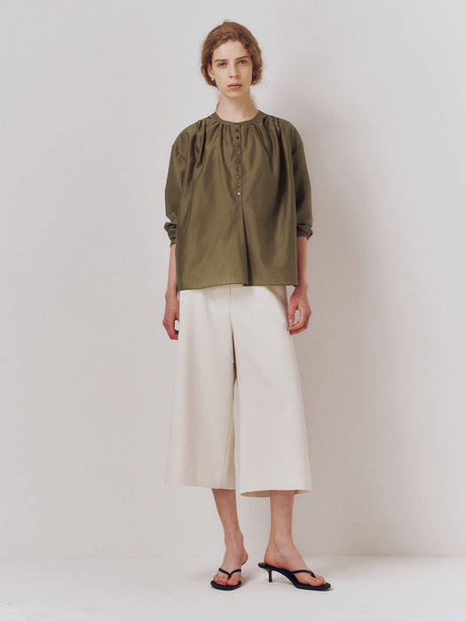Kindersalmon Fritz Blouse Celadon Olive