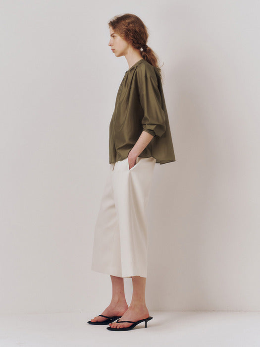 Kindersalmon Fritz Blouse Celadon Olive