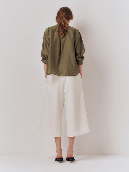 Kindersalmon Fritz Blouse Celadon Olive