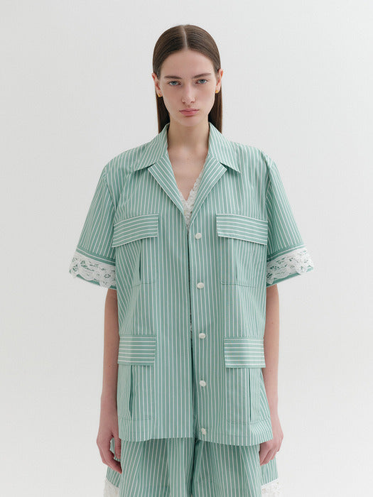 Eenk Four Pocket Shirt - Green