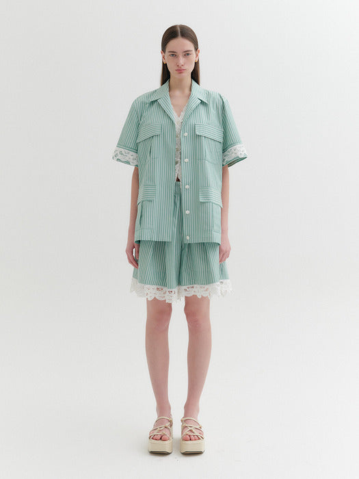 Eenk Four Pocket Shirt - Green