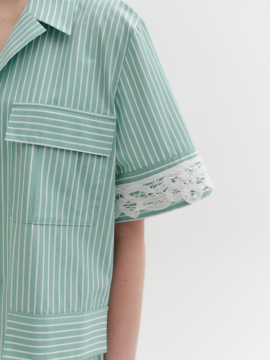 Eenk Four Pocket Shirt - Green