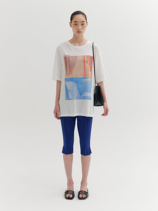 Eenk Graphic Printing T-shirt - White
