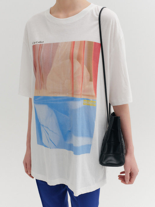 Eenk Graphic Printing T-shirt - White