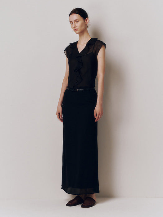 Kindersalmon Gamache Fluid Blouse Black
