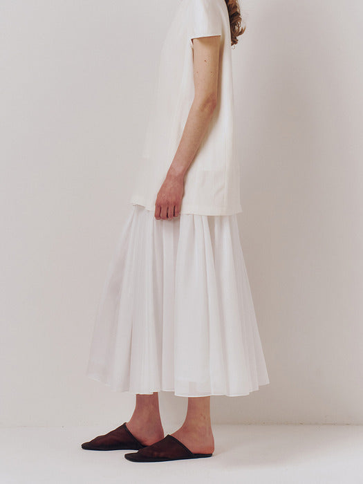 Kindersalmon April Skirt Off-White