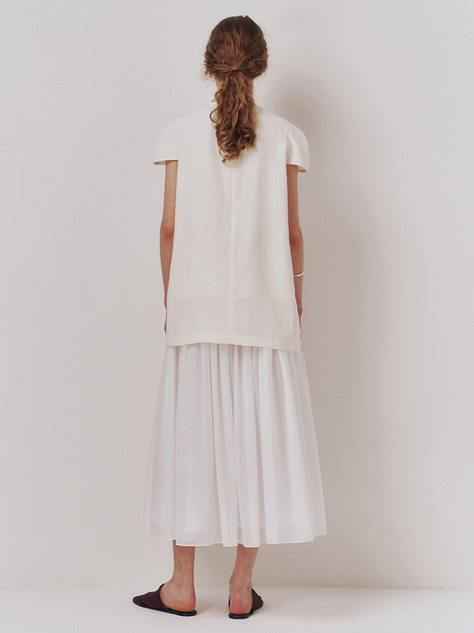 Kindersalmon April Skirt Off-White