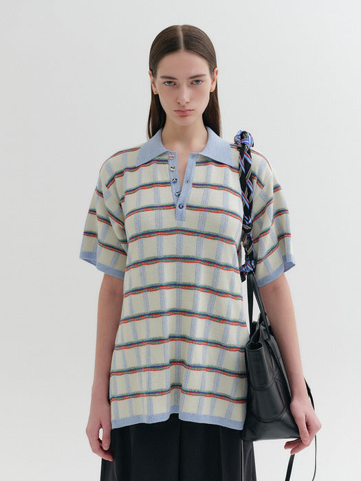 Eenk Back Button Knitwear Top - Ivory
