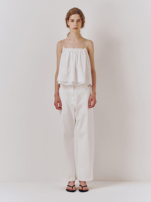 Kindersalmon Coppelia Lace Top White