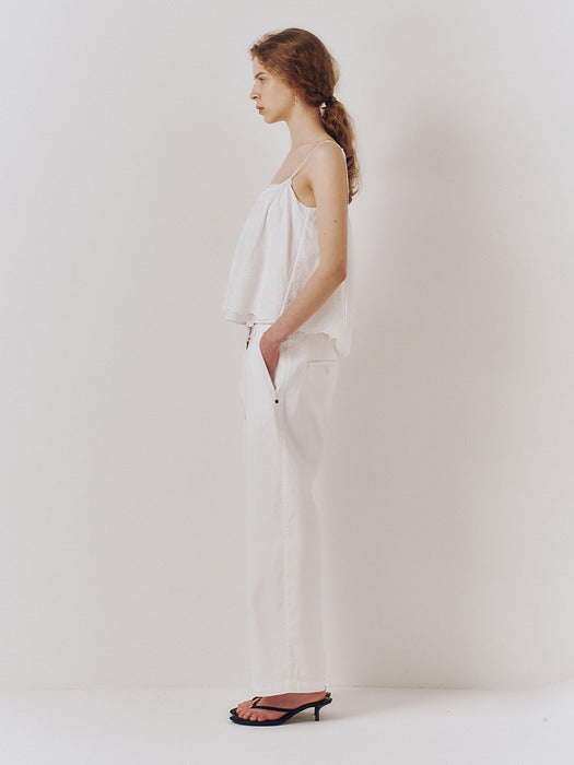 Kindersalmon Coppelia Lace Top White